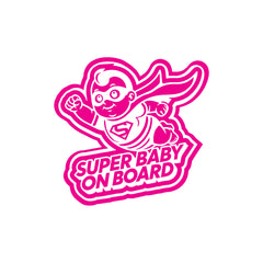 Reflective Baby on Board Safety Sticker