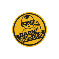 Stylish Baby on Board Notice for Cars