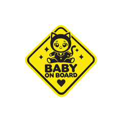 Baby on Board Safety Notice for Roads