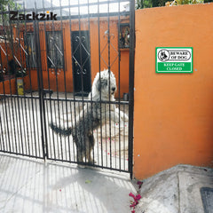 Warning: Property Protected by Trained Dogs