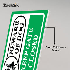 Warning: Property Protected by Trained Dogs