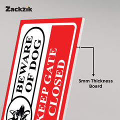 Warning: Property Protected by Trained Dogs