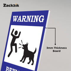 Fluffy but Fierce: Beware of the Dog