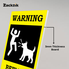 Fluffy but Fierce: Beware of the Dog