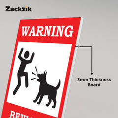 Fluffy but Fierce: Beware of the Dog