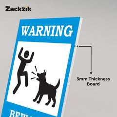 Fluffy but Fierce: Beware of the Dog