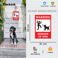 Fluffy but Fierce: Beware of the Dog