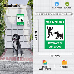 Fluffy but Fierce: Beware of the Dog