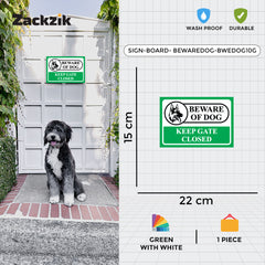 Warning: Property Protected by Trained Dogs