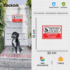 Warning: Property Protected by Trained Dogs