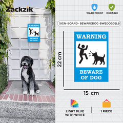 Fluffy but Fierce: Beware of the Dog