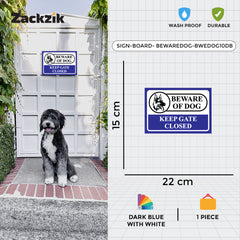 Warning: Property Protected by Trained Dogs