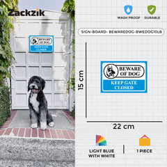 Warning: Property Protected by Trained Dogs