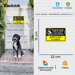 Warning: Property Protected by Trained Dogs