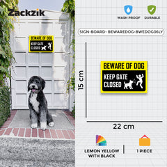 Attention: Fierce Dogs Protect This Property