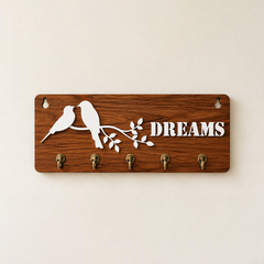bird wall key holder