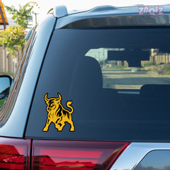 Car Bonnet Bull Sticker – Bold and Striking Shape