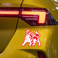 Bull Horn Logo Sticker – Aggressive Look Design