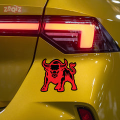 Bull Face Vinyl Decal for Rear Window