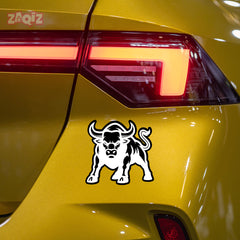 Bull Face Vinyl Decal for Rear Window