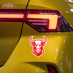 Wild Bull Charging Sticker
