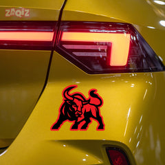 Bull Horn Logo Sticker – Aggressive Look Design