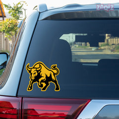 Tribal Bull Head Decal – Waterproof for Bikes
