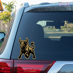 Car Bonnet Bull Sticker – Bold and Striking Shape