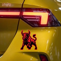 Car Bonnet Bull Sticker – Bold and Striking Shape