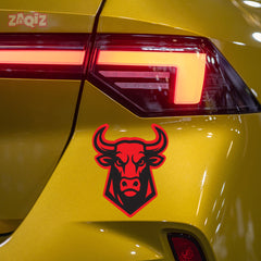 Wild Bull Charging Sticker