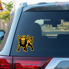 Bull Face Vinyl Decal for Rear Window