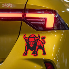Bull Face Vinyl Decal for Rear Window