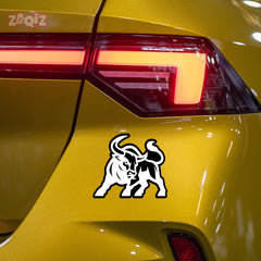 Bull Horn Logo Sticker – Aggressive Look Design