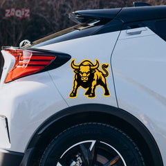 Bull Face Vinyl Decal for Rear Window