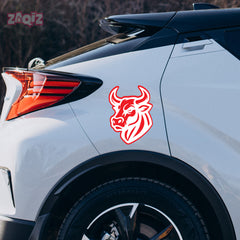 Furious Bull Wall Sticker – Peel and Stick Design