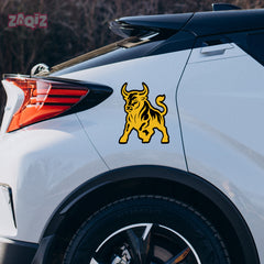 Car Bonnet Bull Sticker – Bold and Striking Shape