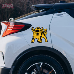 Bull Face Vinyl Decal for Rear Window
