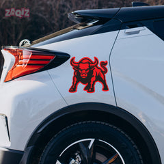 Bull Face Vinyl Decal for Rear Window