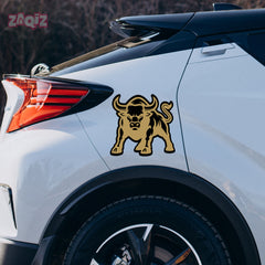 Bull Face Vinyl Decal for Rear Window