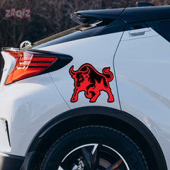 Tribal Bull Head Decal – Waterproof for Bikes