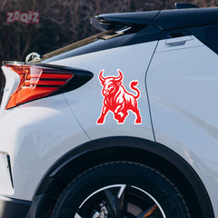 Car Bonnet Bull Sticker – Bold and Striking Shape
