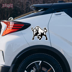 Tribal Bull Head Decal – Waterproof for Bikes