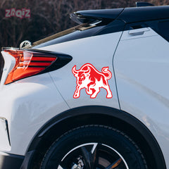 Tribal Bull Head Decal – Waterproof for Bikes