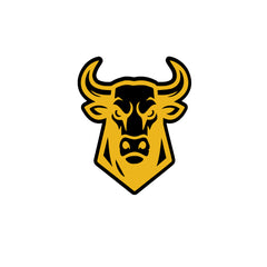 Wild Bull Charging Sticker