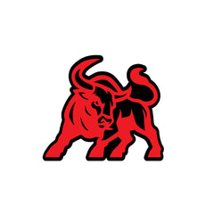 Bull Horn Logo Sticker – Aggressive Look Design