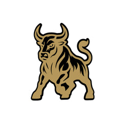 Car Bonnet Bull Sticker – Bold and Striking Shape