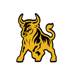 Car Bonnet Bull Sticker – Bold and Striking Shape