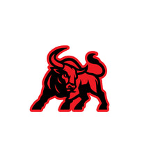 Bull Horn Logo Sticker – Aggressive Look Design