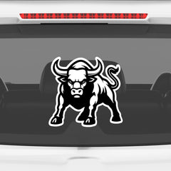 Bull Face Vinyl Decal for Rear Window
