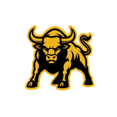 Bull Face Vinyl Decal for Rear Window